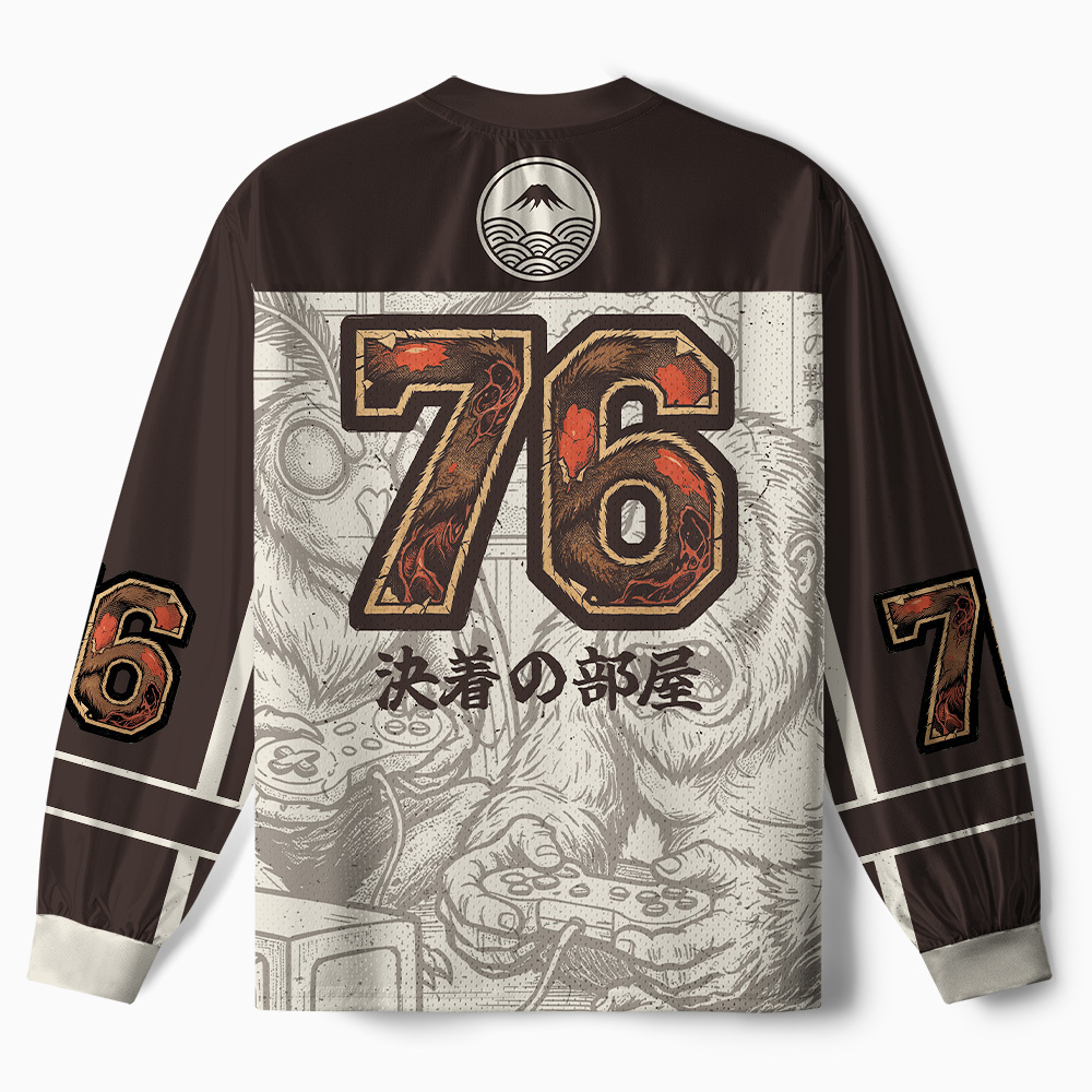 Tokyo-Tiger Mythic Game Battle Paneled Long Sleeve Jersey
