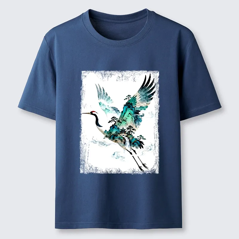 Tokyo-Tiger Mountain Crane Spirit Classic T-Shirt