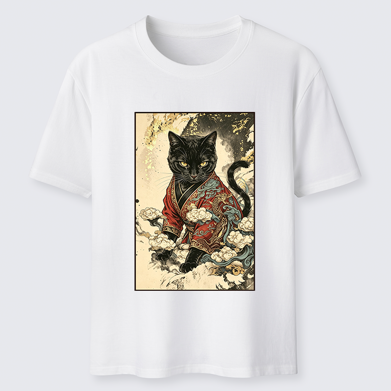Tokyo-Tiger Traditional Robe Cat Art Classic T-Shirt