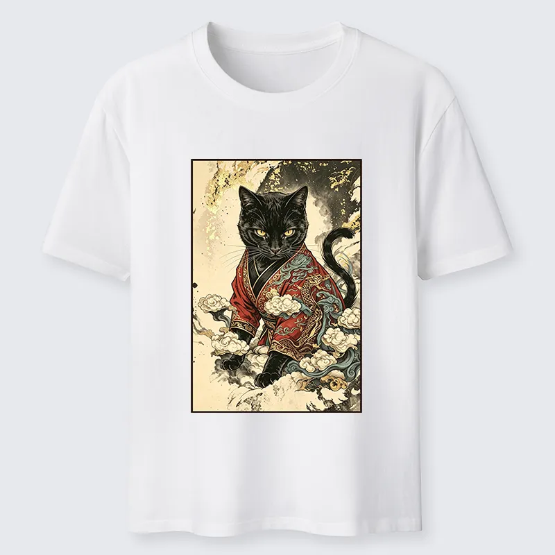 Tokyo-Tiger Traditional Robe Cat Art Classic T-Shirt
