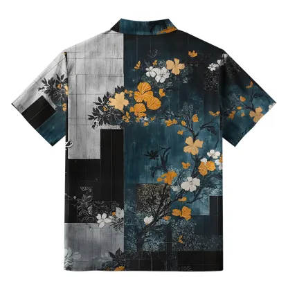 Tokyo-Tiger Flower Fantasy Button-up Shirt