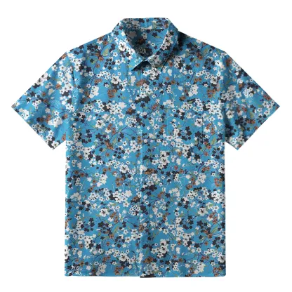 Tokyo-Tiger Delicate Blossom Button-up Shirt