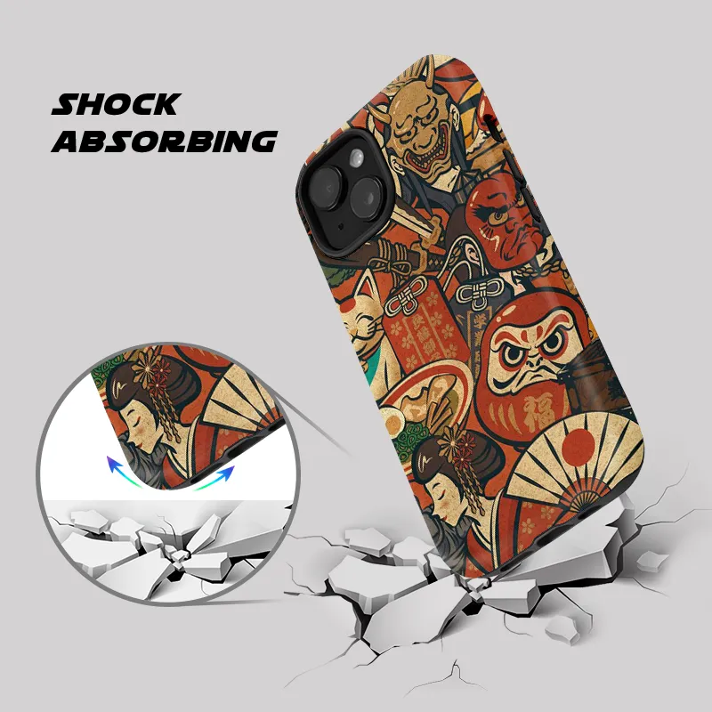Tokyo-Tiger Japanese Traditional Elements Phone Case