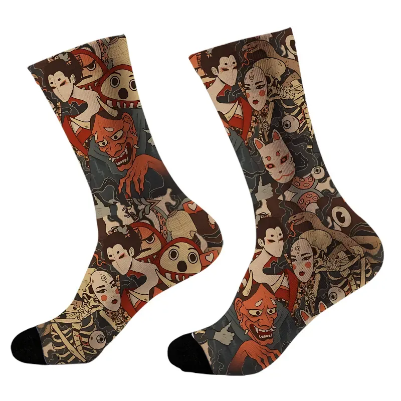 Tokyo-Tiger Japanese Yokai Socks Sale