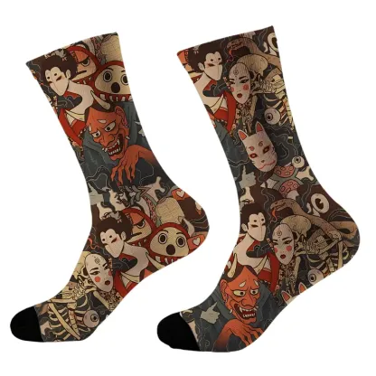 Tokyo-Tiger Japanese Yokai Socks