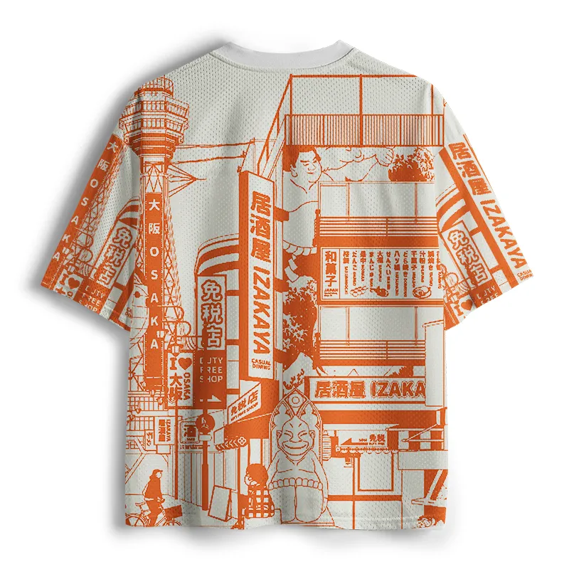 Tokyo-Tiger Izakaya Japanese Mesh Jersey