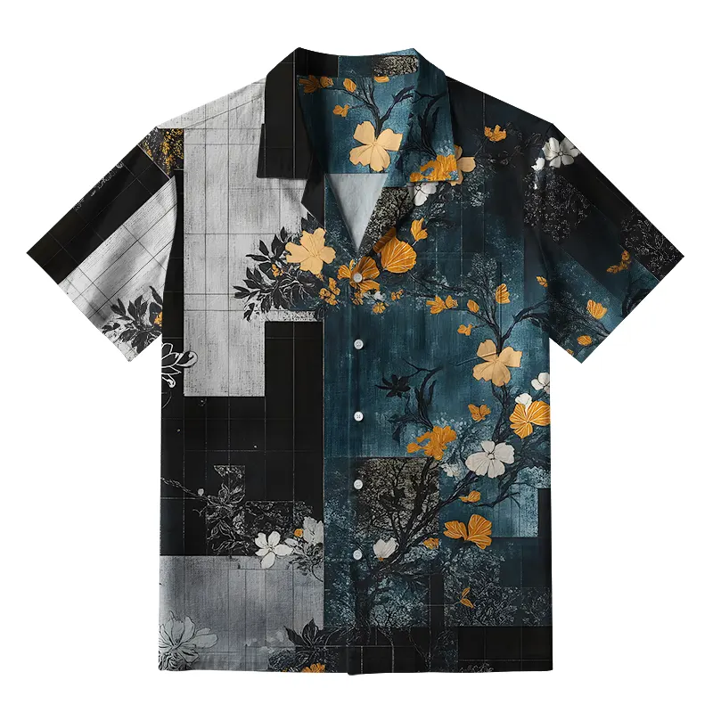 Tokyo-Tiger Flower Fantasy Aloha Hawaiian Shirt