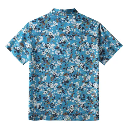 Tokyo-Tiger Delicate Blossom Aloha Hawaiian Shirt