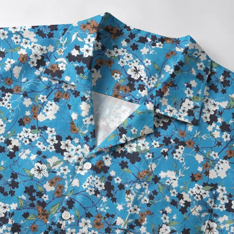 Tokyo-Tiger Delicate Blossom Aloha Hawaiian Shirt