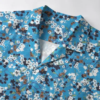 Tokyo-Tiger Delicate Blossom Aloha Hawaiian Shirt