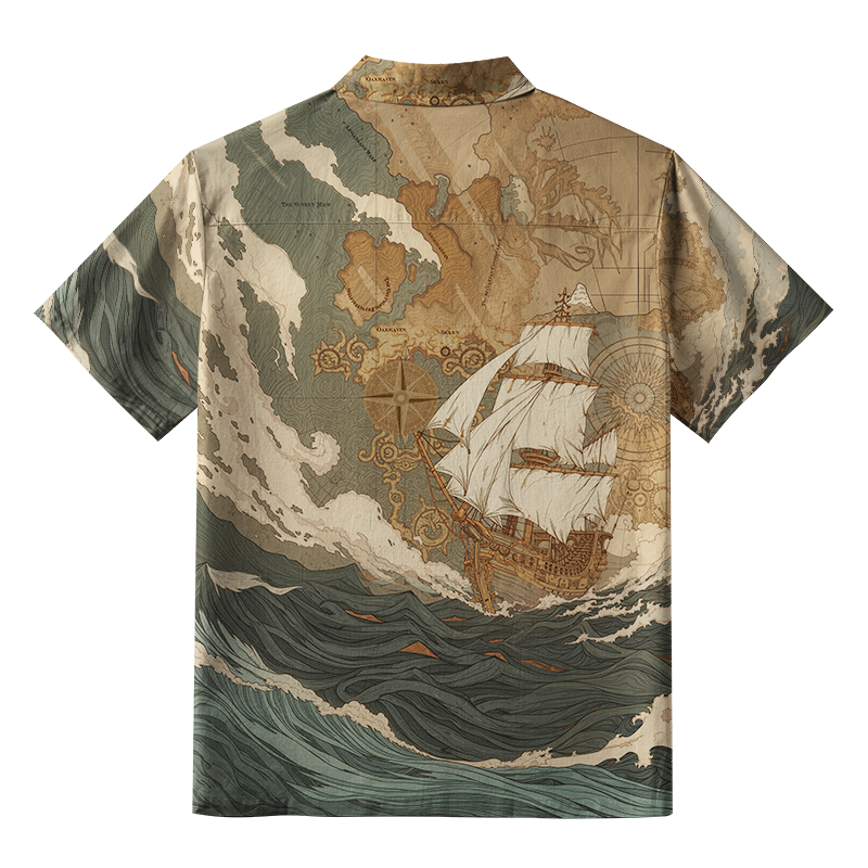 Tokyo-Tiger Sailing The Endless Seas Aloha Hawaiian Shirt