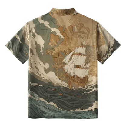 Tokyo-Tiger Sailing The Endless Seas Aloha Hawaiian Shirt