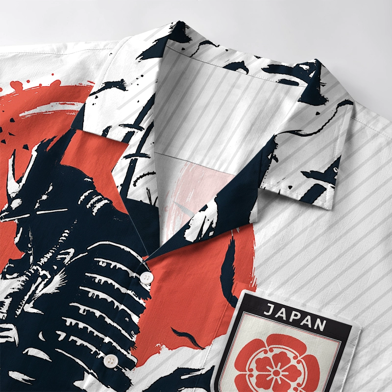 Tokyo-Tiger Samurai On The Battlefield Aloha Hawaiian Shirt