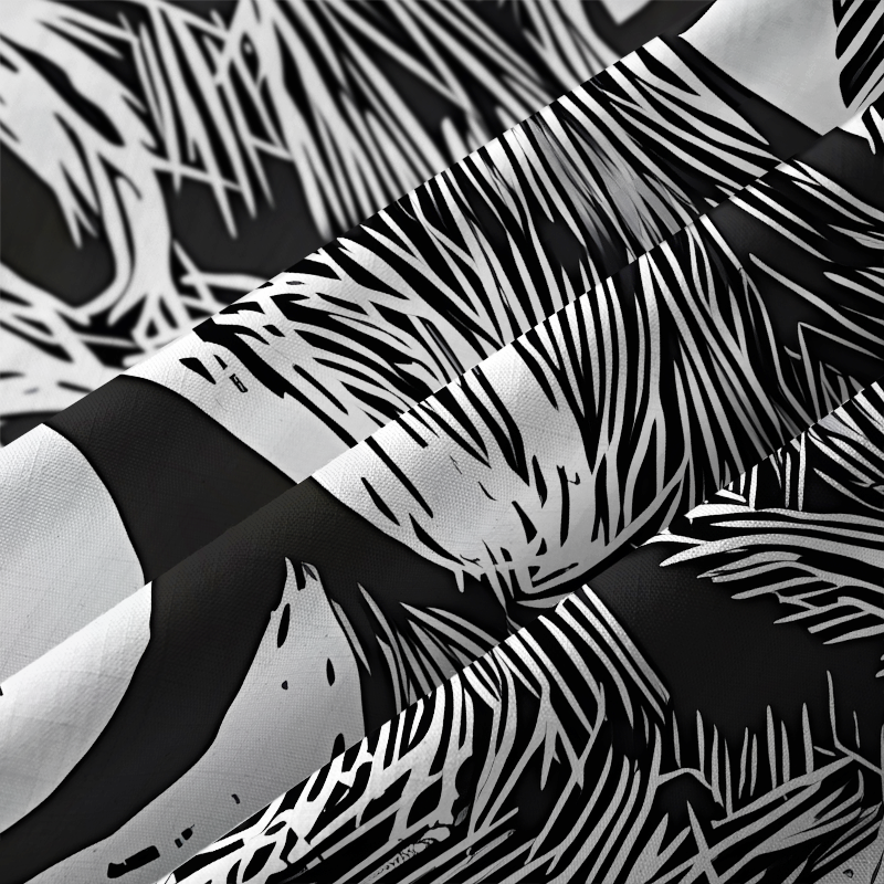 Tokyo-Tiger Cat's Gaze Button-up Shirt