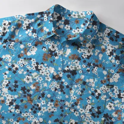 Tokyo-Tiger Delicate Blossom Button-up Shirt