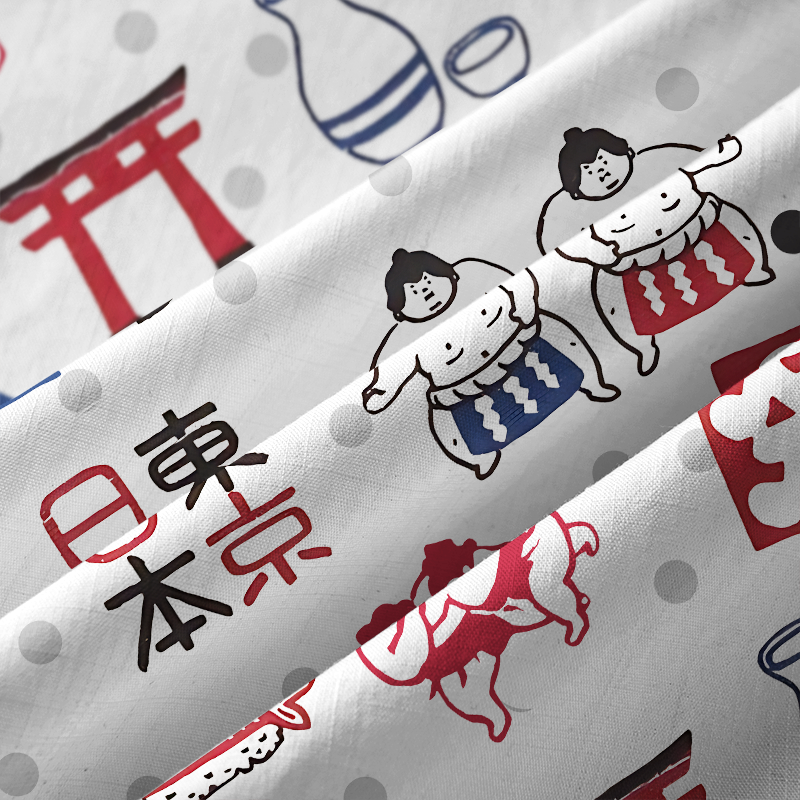 Tokyo-Tiger Japanese Elements Combination Aloha Hawaiian Shirt