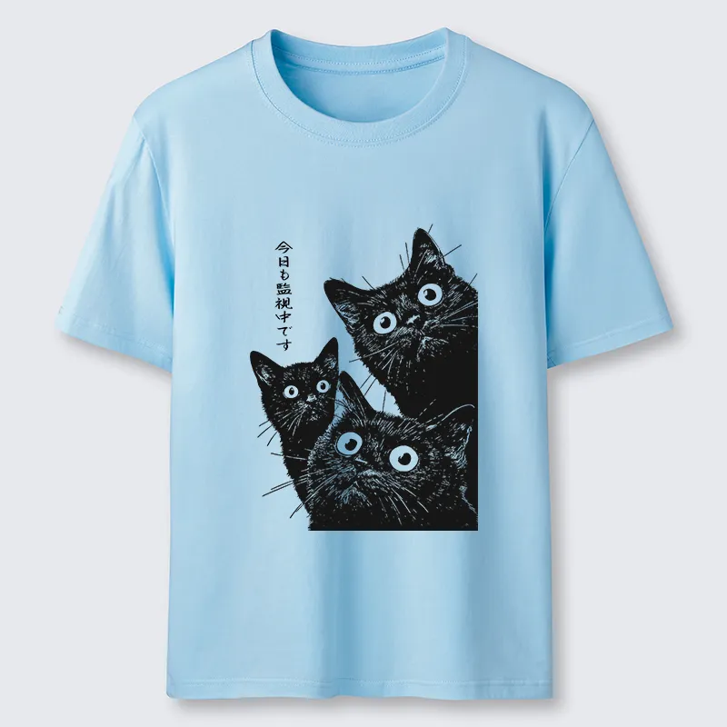 Tokyo-Tiger Three Cats Are Watching You Today Classic T-Shirt