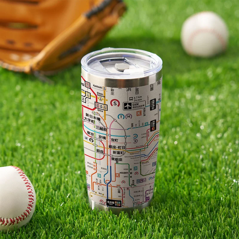 Tokyo-Tiger Tokyo Subway Map 20oz Tumbler