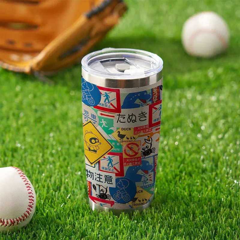 Tokyo-Tiger Playful Urban Sign 20oz Tumbler