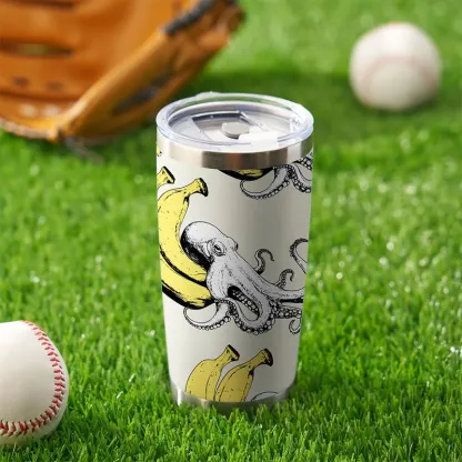 Tokyo-Tiger Octopus Disguised As A Banana 20oz Tumbler