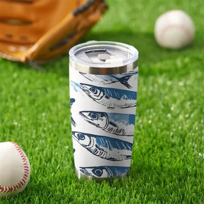 Tokyo-Tiger Oceanic Fish 20oz Tumbler
