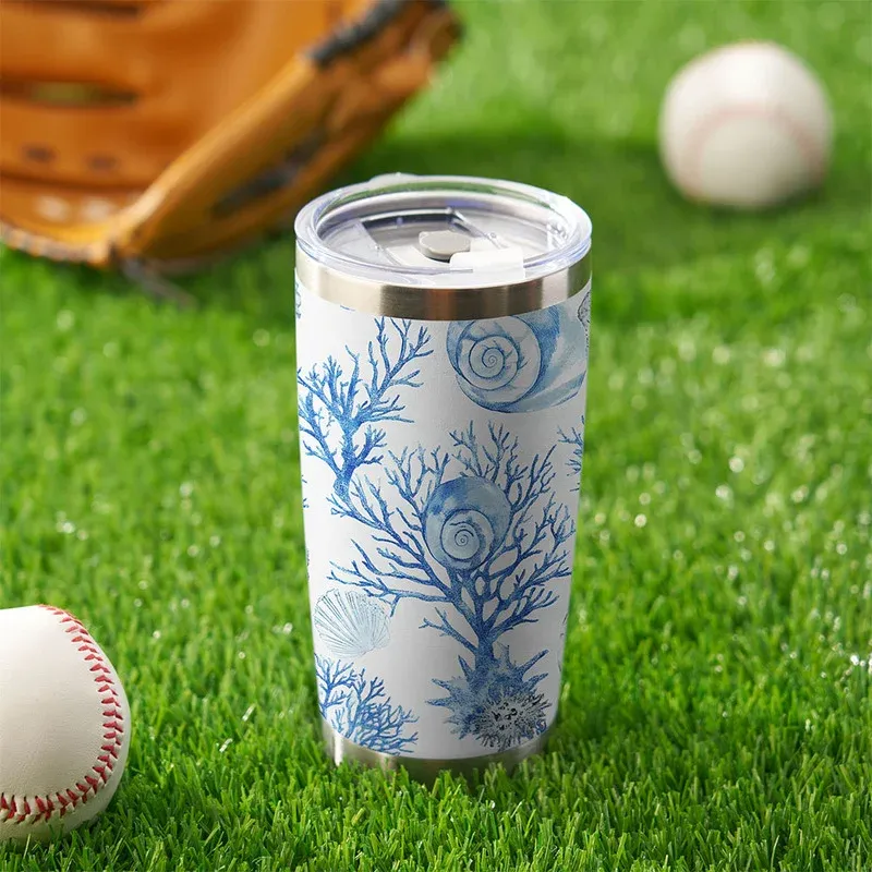 Tokyo-Tiger Shell And Coral 20oz Tumbler