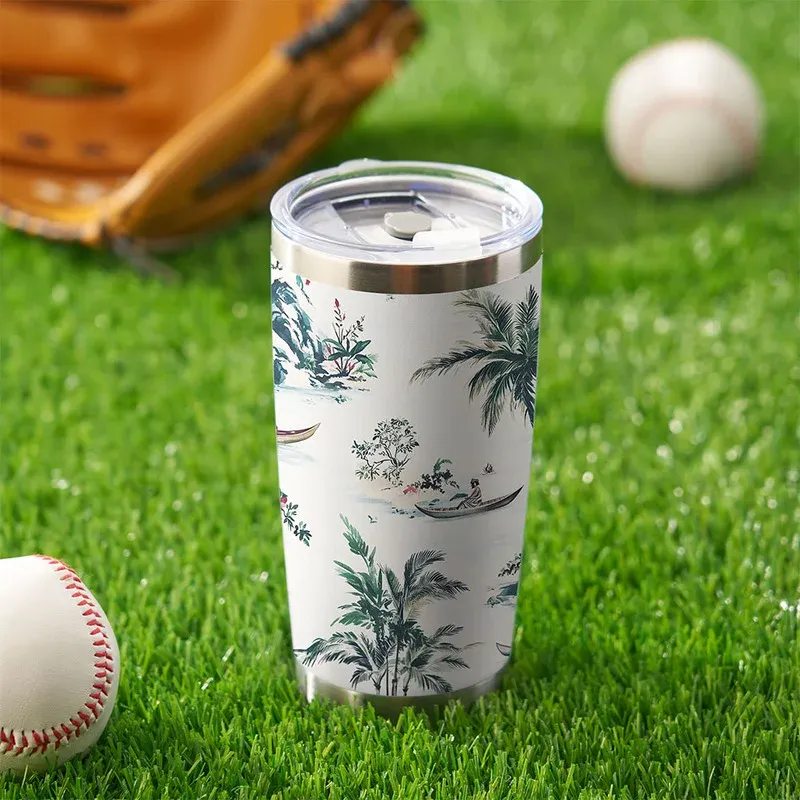 Tokyo-Tiger Tropical Scenery 20oz Tumbler