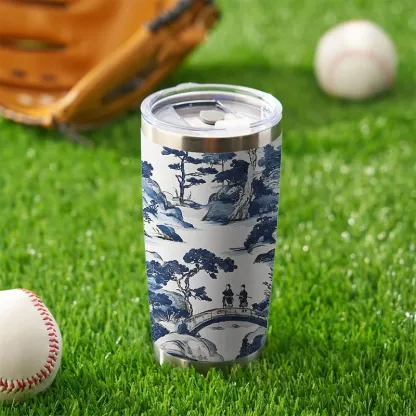 Tokyo-Tiger Bridge Over Tranquil Waters 20oz Tumbler