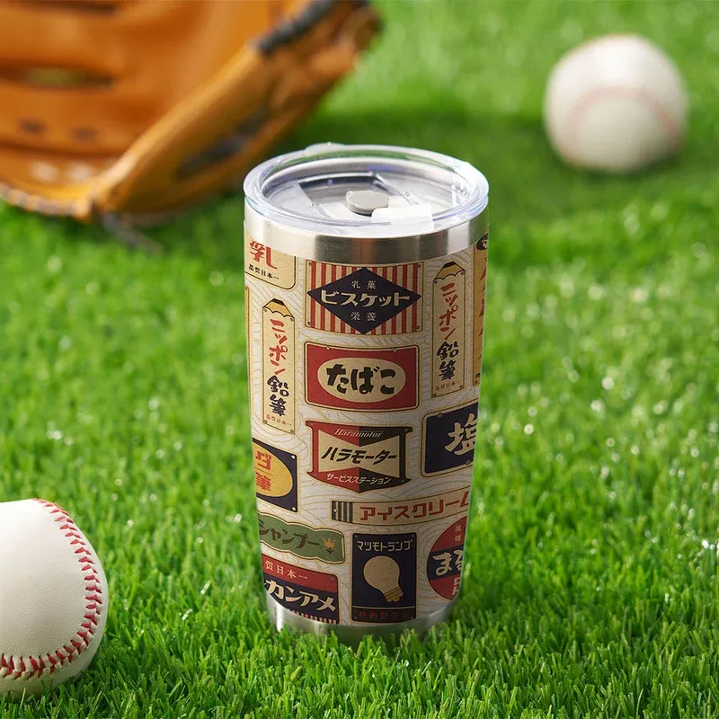 Tokyo-Tiger Retro Japanese Labels 20oz Tumbler