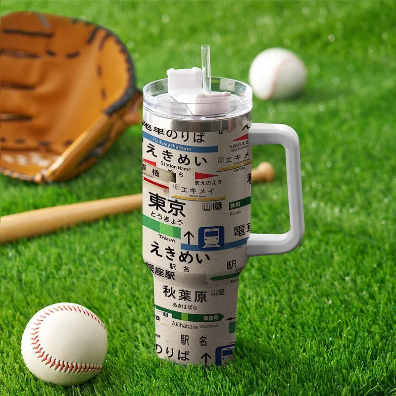 Tokyo-Tiger Japanese Line Station Sign 40oz Tumbler