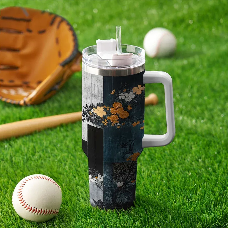 Tokyo-Tiger Flower Fantasy 40oz Tumbler