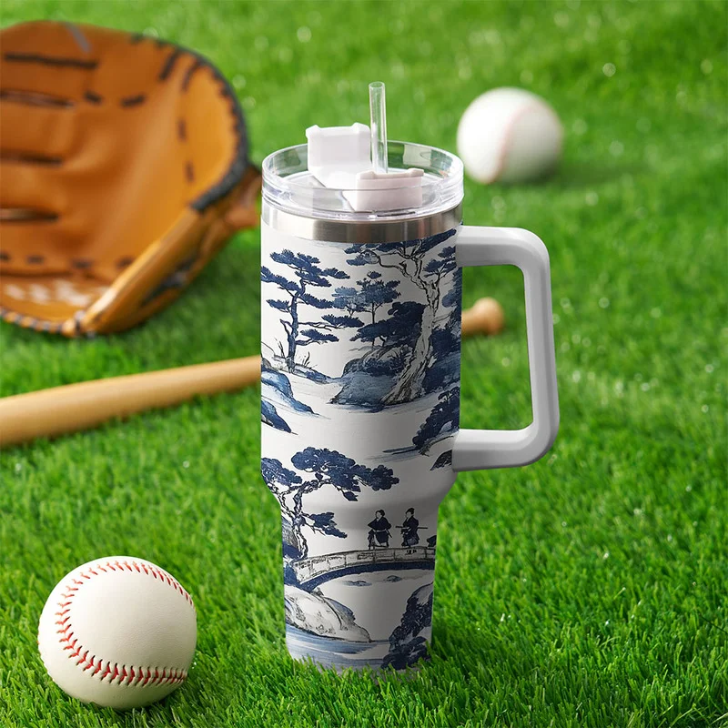 Tokyo-Tiger Bridge Over Tranquil Waters 40oz Tumbler