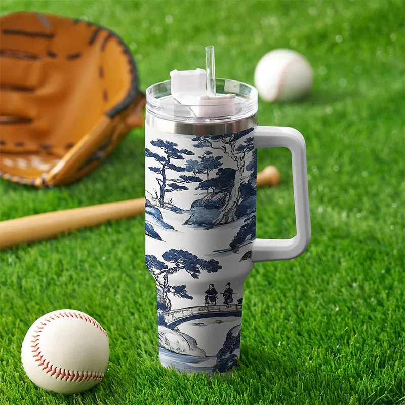 Tokyo-Tiger Bridge Over Tranquil Waters 40oz Tumbler