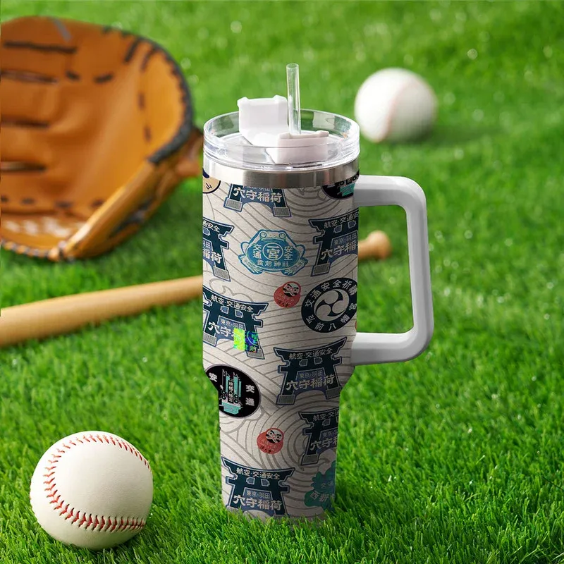 Tokyo-Tiger Traditional Japanese Amulets 40oz Tumbler