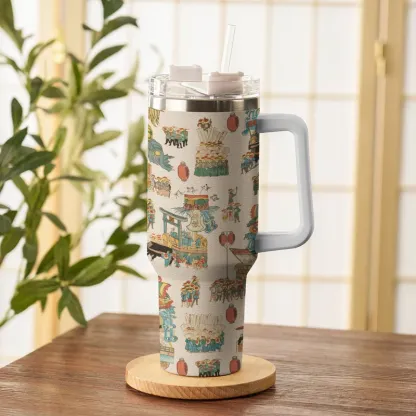Tokyo-Tiger Traditional Celebrations 40oz Tumbler