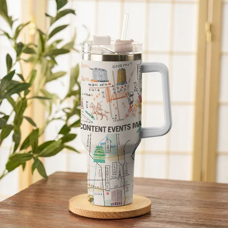 Tokyo-Tiger Tokyo Content Events Map 40oz Tumbler