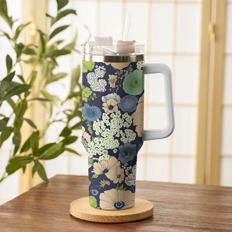 Tokyo-Tiger Blossom Burst 40oz Tumbler