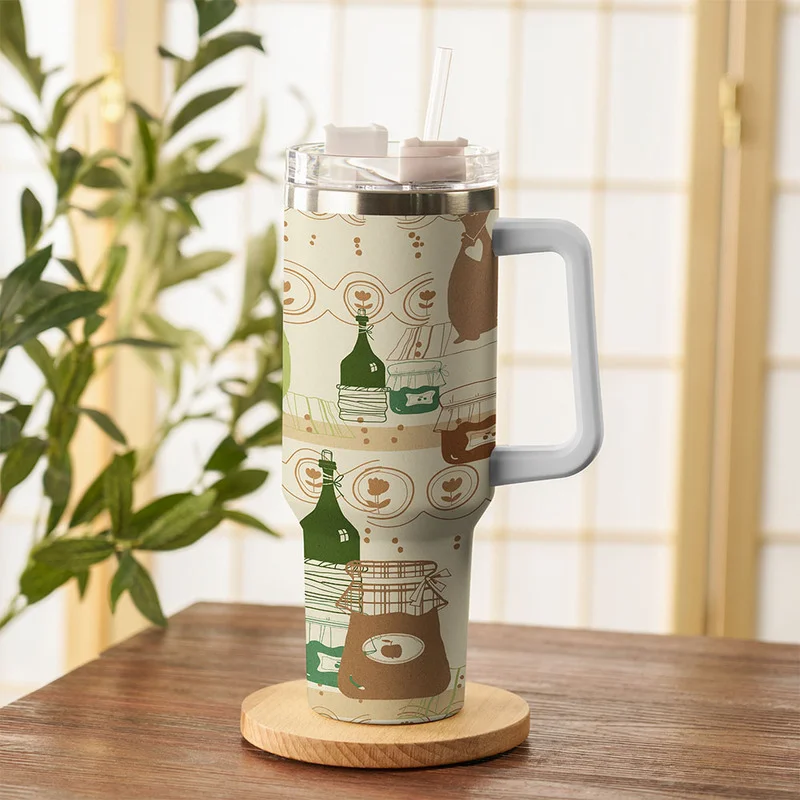 Tokyo-Tiger Cat On The Shelf 40oz Tumbler