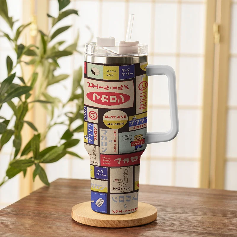 Tokyo-Tiger Gourmet Guide 40oz Tumbler