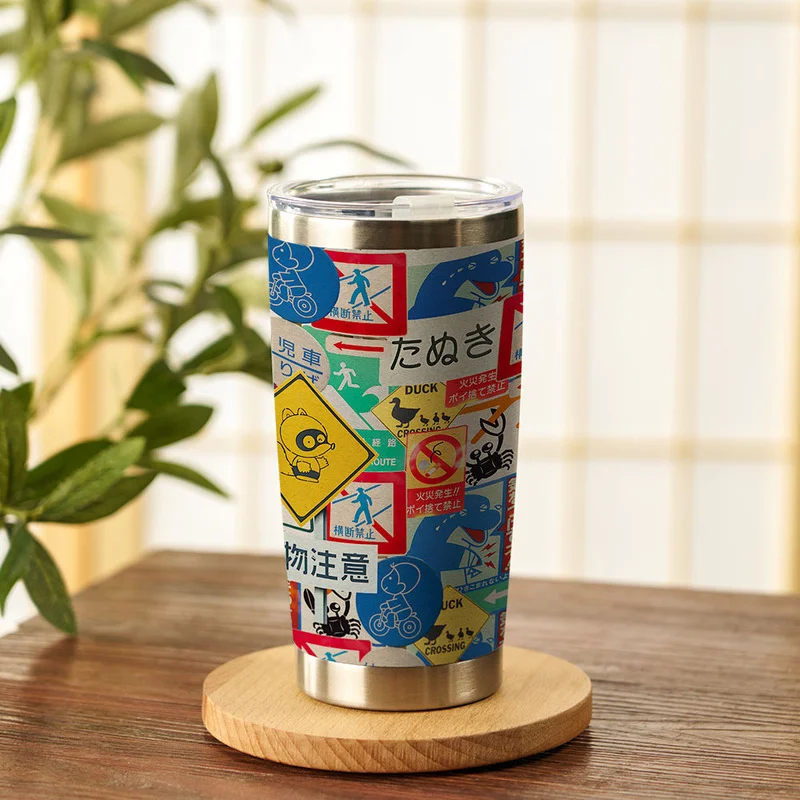 Tokyo-Tiger Playful Urban Sign 20oz Tumbler