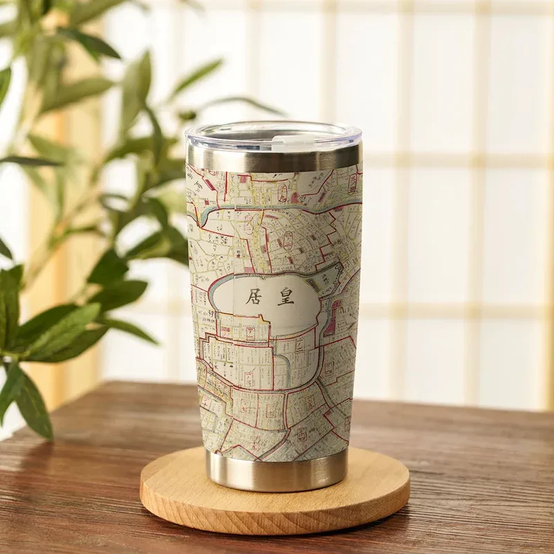 Tokyo-Tiger Vintage Historical Map 20oz Tumbler