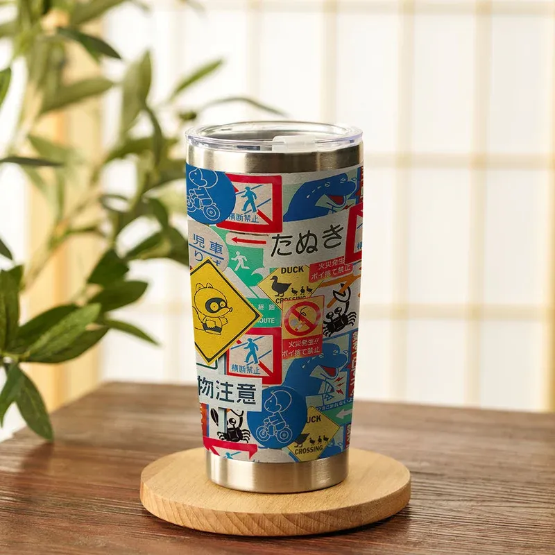 Tokyo-Tiger Playful Urban Sign 20oz Tumbler