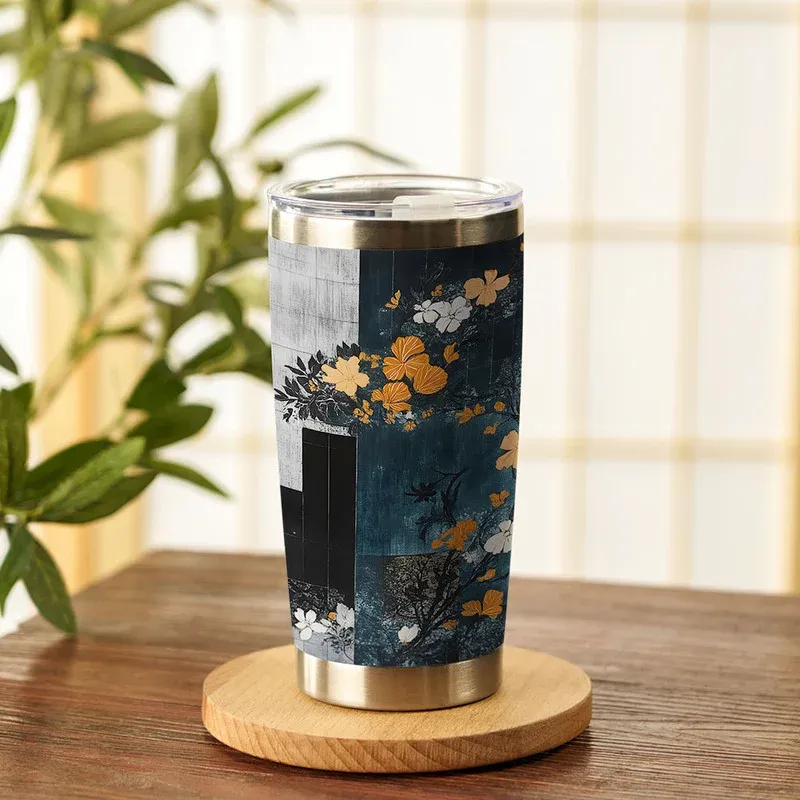Tokyo-Tiger Flower Fantasy 20oz Tumbler