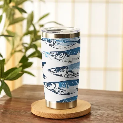 Tokyo-Tiger Oceanic Fish 20oz Tumbler