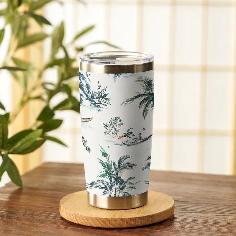 Tokyo-Tiger Tropical Scenery 20oz Tumbler