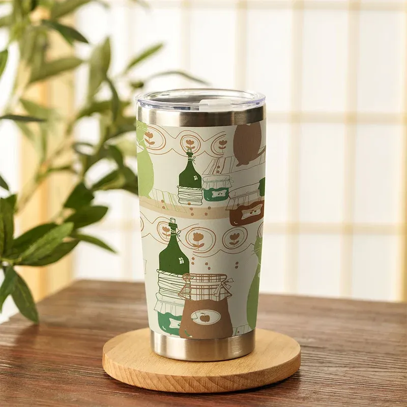 Tokyo-Tiger Cat On The Shelf 20oz Tumbler