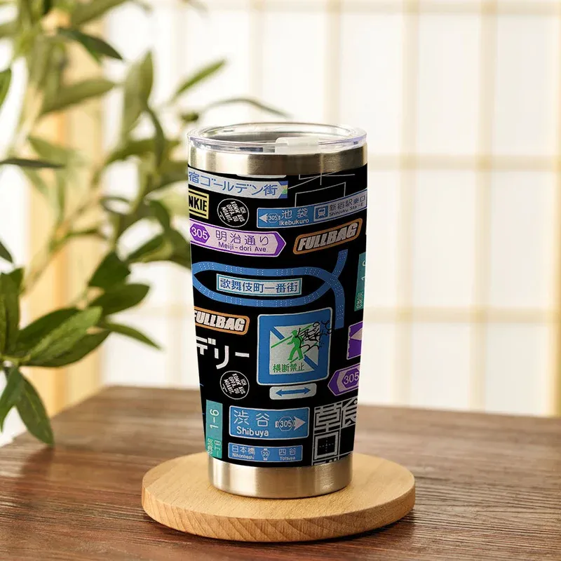 [Copy]Tokyo-Tiger Urban Japanese Signage 20oz Tumbler