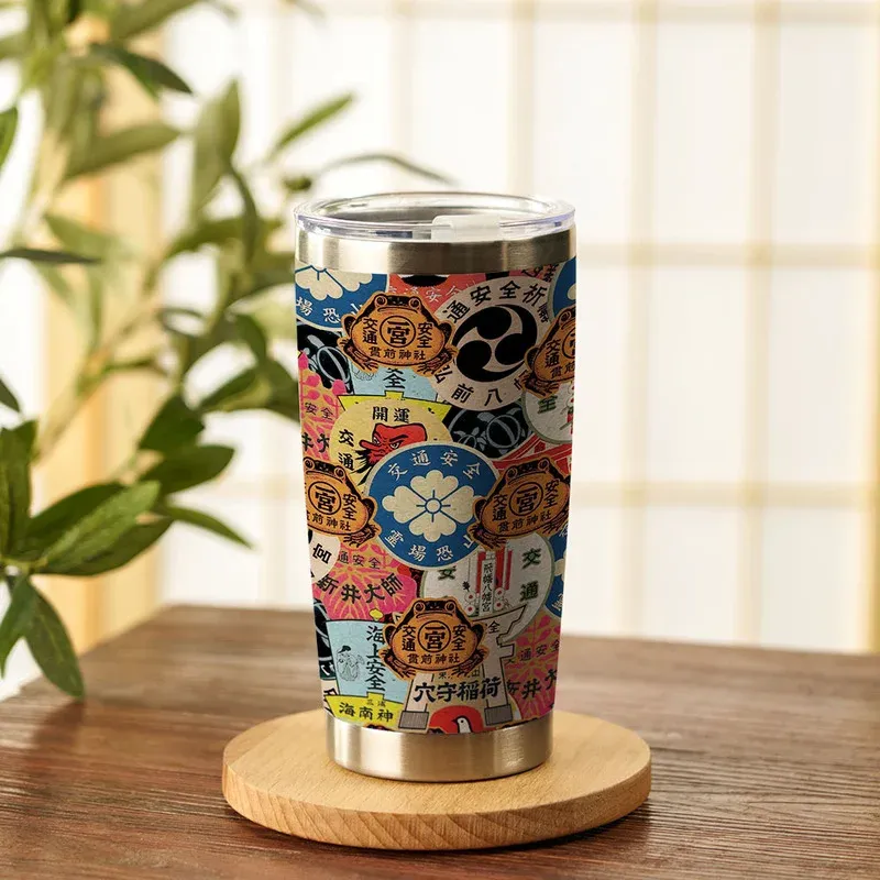Tokyo-Tiger Japanese Amulet 20oz Tumbler
