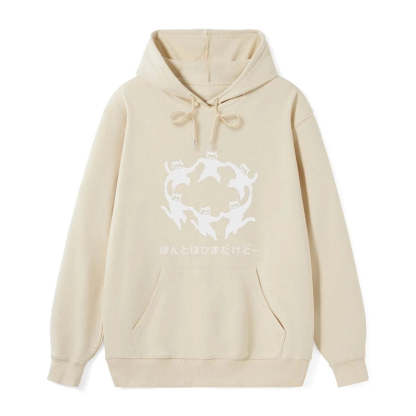 Tokyo-Tiger Leisure Cats Japanese Classic Hoodie