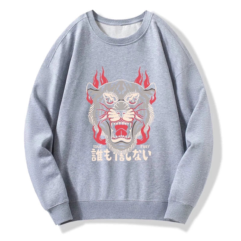 Tokyo-Tiger Retro Tiger Japanese Sweatshirt